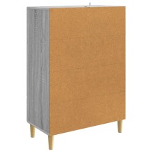Шкаф LINEA с 2 врати и долно чекмедже, сив дъб сонома, 66 x 34,5 x 95 см