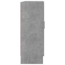 Шкаф витрина AVORA, бетонно сив, 82,5 x 30,5 x 80 см