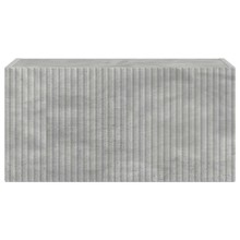Стенен ТВ шкаф LINEA с вертикално фрезован фронт, бетонно сив, 60 x 31 x 29,5 см
