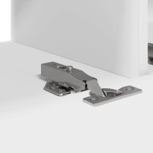 Стенен ТВ шкаф LINEA с вертикално фрезован фронт, бял, 98 x 31 x 29,5 см