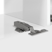 Стенен ТВ шкаф LINEA с вертикално фрезован фронт, бял гланц, 98 x 31 x 29,5 см