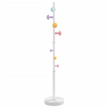 Стояща закачалка CANDY, бяла, ⌀ 35 см, височина 172 см