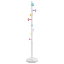 Стояща закачалка CANDY, бяла, ⌀ 35 см, височина 172 см
