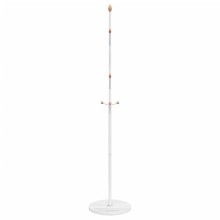 Стояща закачалка TWIG, бяла, ⌀ 37 см, височина 177 см