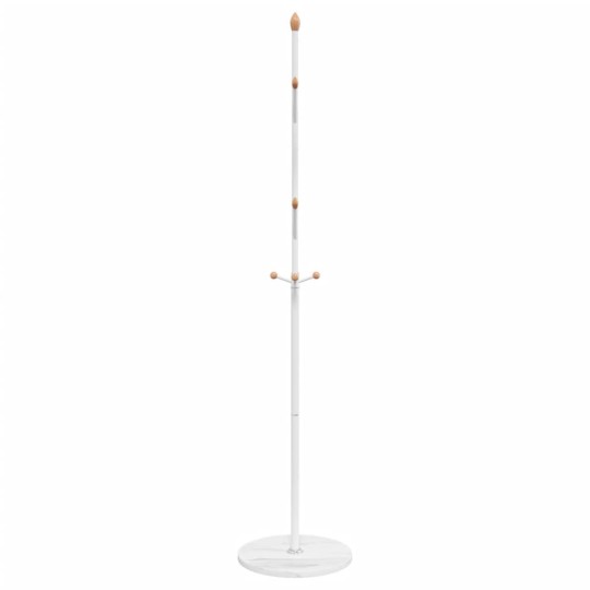 Стояща закачалка TWIG, бяла, ⌀ 37 см, височина 177 см