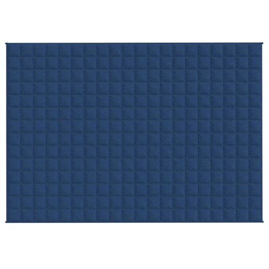 Тежко одеяло синьо 138x200 см 6 кг