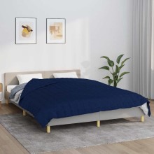 Тежко одеяло синьо 220x235 см 15 кг
