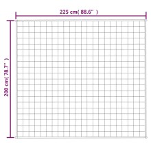 Тежко одеяло сиво 200x225 см 13 кг