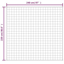 Тежко одеяло сиво 220x240 см 11 кг