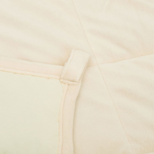 Тежко одеяло светлокремаво 135x200 см 10 кг