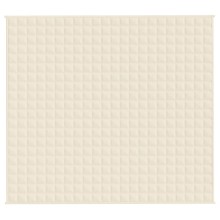 Тежко одеяло светлокремаво 200x220 см 9 кг