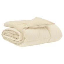 Всесезонна олекотена завивка Soft Duo All Season от микрофибър, кремава