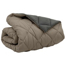 Зимна двулицева олекотена завивка Color Arctic с полиестерен пълнеж, 450 г/м², в светлосиво и антрацит