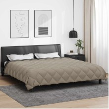 Зимна двулицева олекотена завивка Color Arctic с полиестерен пълнеж, 450 г/м², в светлосиво и антрацит