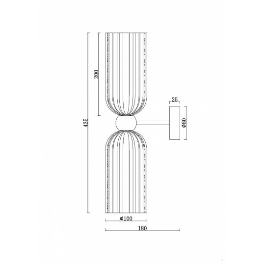 Аплик MAYTONI MOD302WL-02GR ANTIC