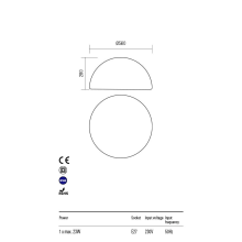 Градинско тяло REDO OUTDOOR 90169 BLOB