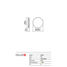 LED аплик REDO 01-1336 UMBRA