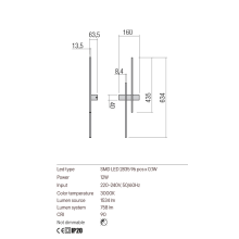 LED аплик REDO 01-2745 TANGENT