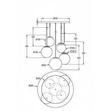 Пендел MAYTONI MOD321PL-05B BASIC FORM