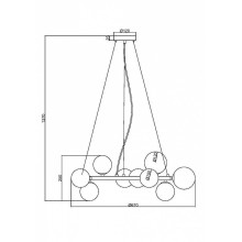 Пендел MAYTONI MOD545PL-11BS DALLAS