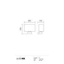 Аплик REDO 01-678 CH + A01-678 BK ENJOY BLACK