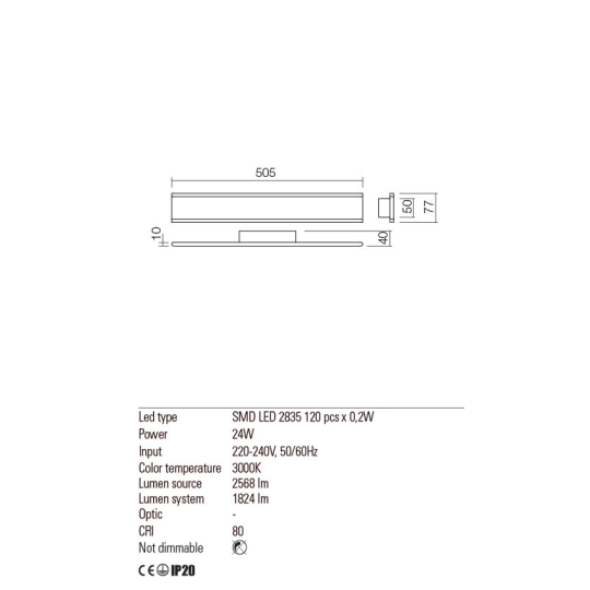 LED аплик REDO 01-2300 RAIL