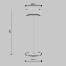 LED настолна лампа MAYTONI MOD229TL-L3B3K2 AL COLLABORATION