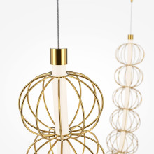 LED пендел MAYTONI MOD216PL-L55G3K GOLDEN CAGE