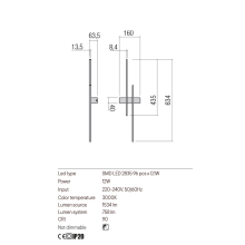 LED аплик REDO 01-2747 TANGENT