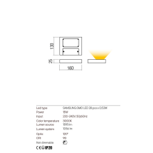 LED аплик REDO 01-3014 LAMINA