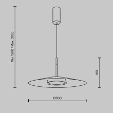 LED пендел MAYTONI MOD041PL-L15W3K1 EL