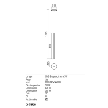 LED пендел REDO 01-2366 KANJI