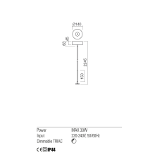 LED пендел REDO SKBS01BS + LSD01-2604BS + LSD01-2449BS BILIA