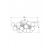 Плафон MAYTONI MOD545CL-20BS DALLAS