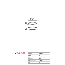 LED аплик REDO 01-1329 EIGHER