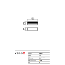 LED аплик REDO 01-1343 DUEL