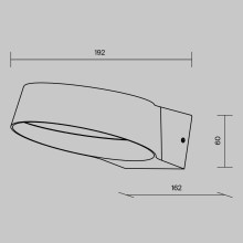 LED фасаден аплик MAYTONI O443WL-L12GF3K SHARE