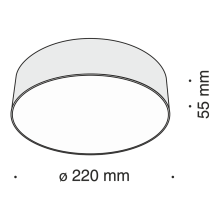 LED плафон MAYTONI C032CL-L32B4K ZON