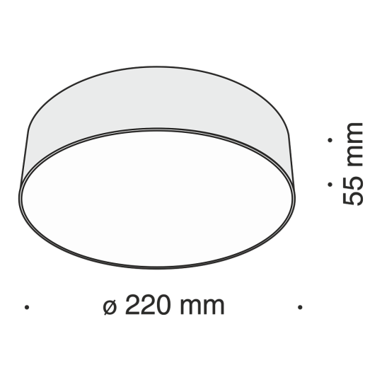 LED плафон MAYTONI C032CL-L32B4K ZON