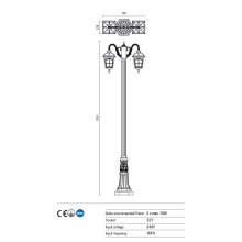 Градински стълб REDO OUTDOOR 9655 YORK