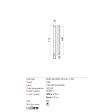 LED аплик REDO 01-2761 PLOT