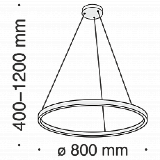 LED пендел MAYTONI MOD058PL-L42BS4K RIM