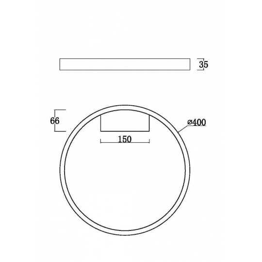 LED плафон MAYTONI MOD058CL-L25B4K RIM