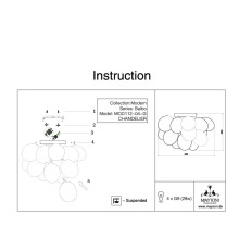 Плафон MAYTONI MOD112-04-G BALBO