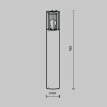 Градински стълб MAYTONI O453FL-01GF BARREL