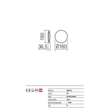 LED аплик REDO 01-1331 UMBRA