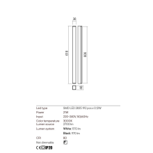 LED аплик REDO 01-2762 PLOT