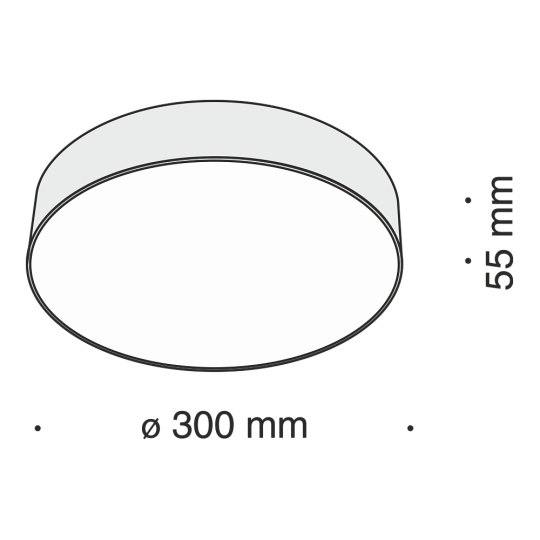 LED плафон MAYTONI C032CL-L43B4K ZON