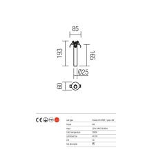 LED спот REDO 01-1216 KANJI