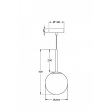 Пендел MAYTONI MOD321PL-01W1 BASIC FORM